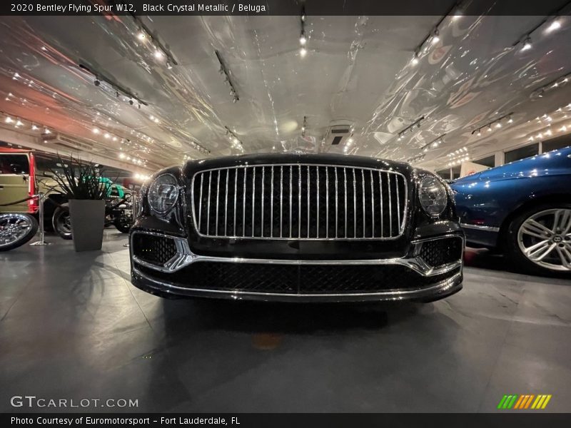 Black Crystal Metallic / Beluga 2020 Bentley Flying Spur W12