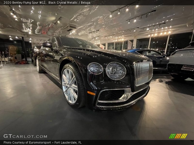 Black Crystal Metallic / Beluga 2020 Bentley Flying Spur W12