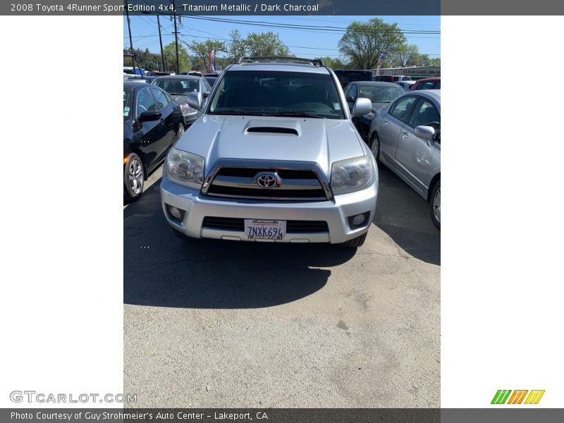 Titanium Metallic / Dark Charcoal 2008 Toyota 4Runner Sport Edition 4x4
