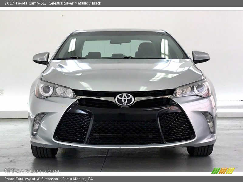 Celestial Silver Metallic / Black 2017 Toyota Camry SE