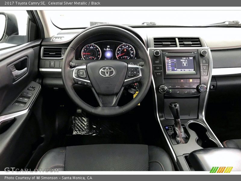Celestial Silver Metallic / Black 2017 Toyota Camry SE