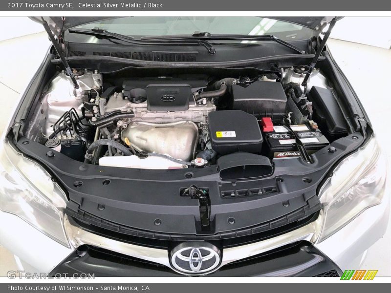 Celestial Silver Metallic / Black 2017 Toyota Camry SE