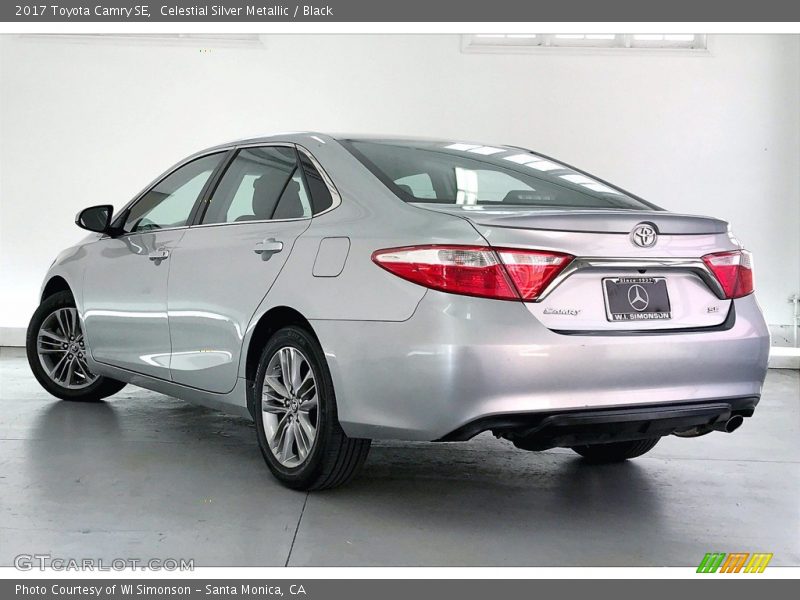 Celestial Silver Metallic / Black 2017 Toyota Camry SE