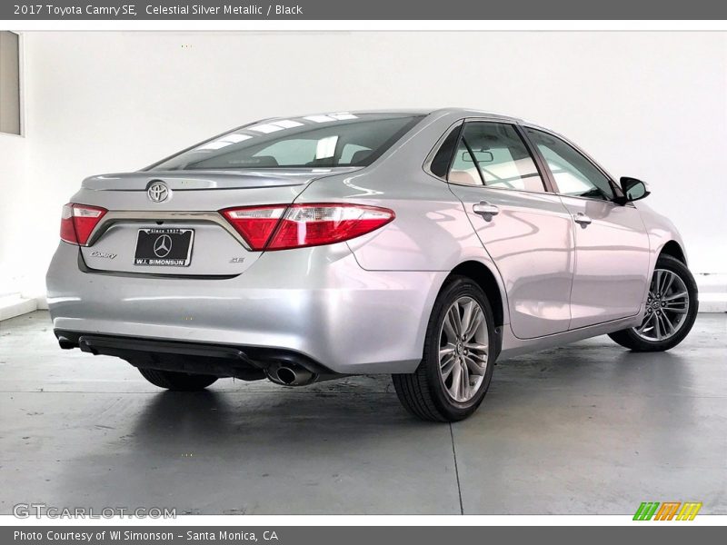 Celestial Silver Metallic / Black 2017 Toyota Camry SE