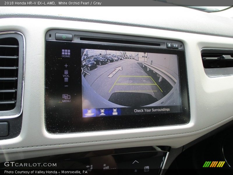 White Orchid Pearl / Gray 2018 Honda HR-V EX-L AWD