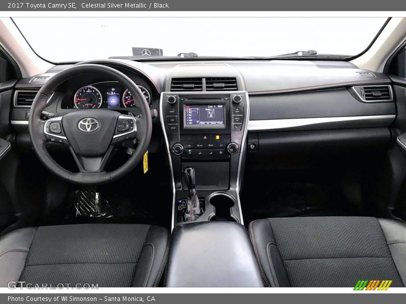 Celestial Silver Metallic / Black 2017 Toyota Camry SE