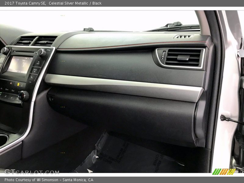 Celestial Silver Metallic / Black 2017 Toyota Camry SE