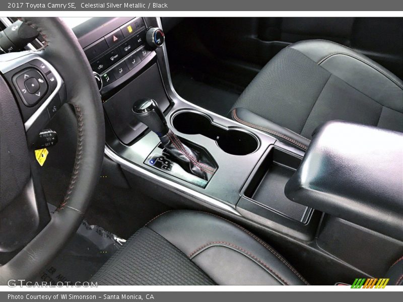 Celestial Silver Metallic / Black 2017 Toyota Camry SE