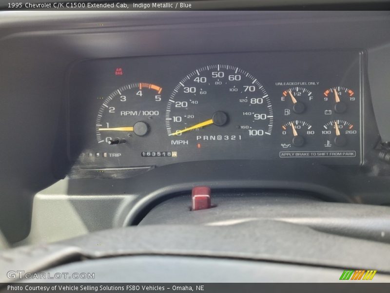  1995 C/K C1500 Extended Cab C1500 Extended Cab Gauges