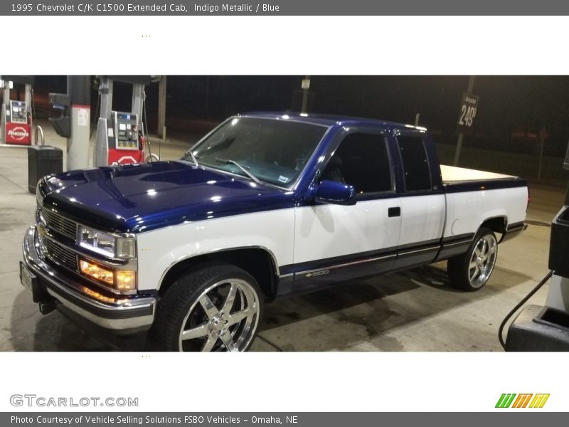 Indigo Metallic / Blue 1995 Chevrolet C/K C1500 Extended Cab