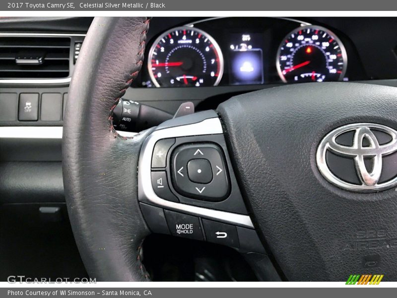 Celestial Silver Metallic / Black 2017 Toyota Camry SE