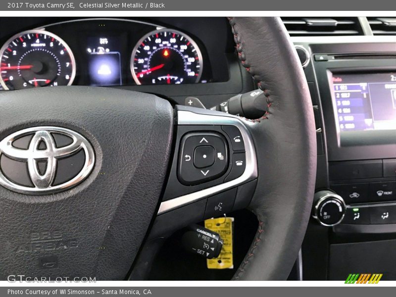 Celestial Silver Metallic / Black 2017 Toyota Camry SE