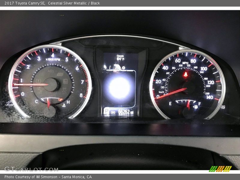 Celestial Silver Metallic / Black 2017 Toyota Camry SE