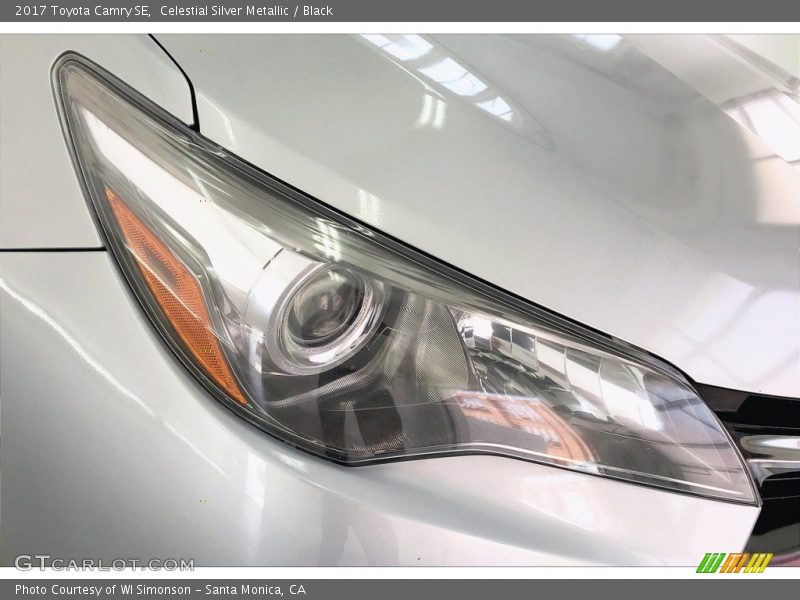 Celestial Silver Metallic / Black 2017 Toyota Camry SE