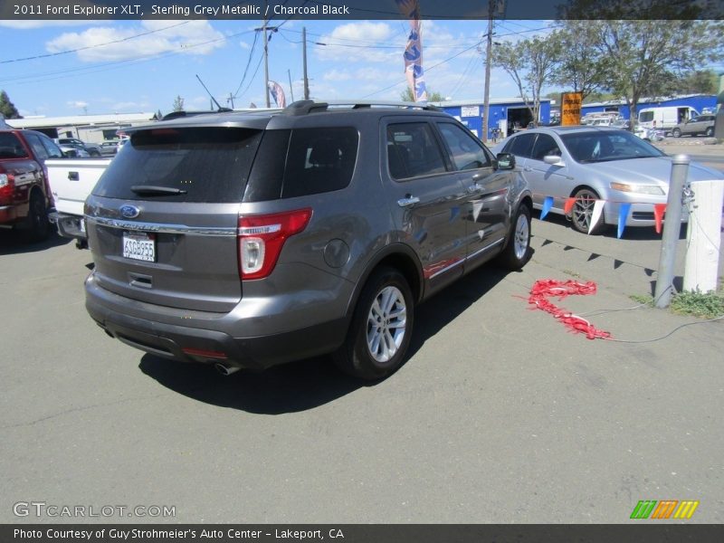 Sterling Grey Metallic / Charcoal Black 2011 Ford Explorer XLT