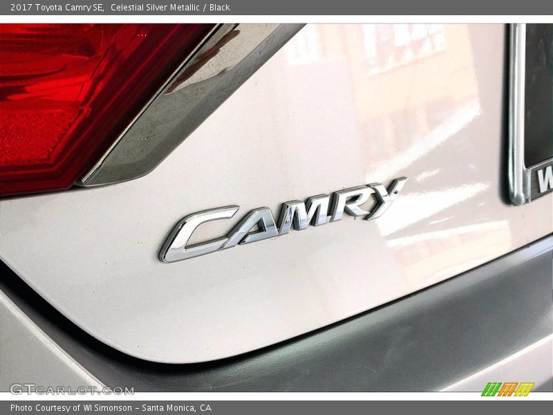 Celestial Silver Metallic / Black 2017 Toyota Camry SE