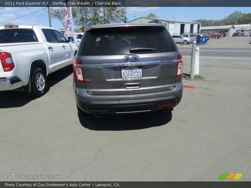 Sterling Grey Metallic / Charcoal Black 2011 Ford Explorer XLT