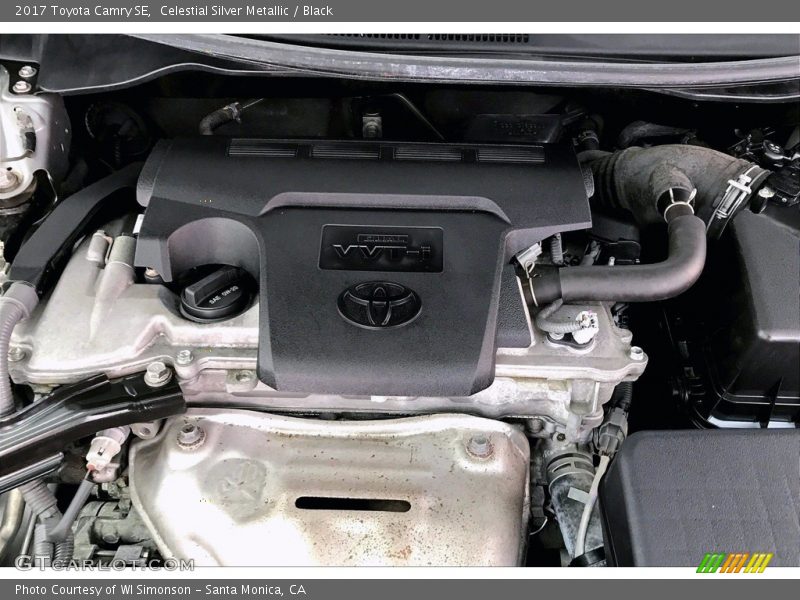 Celestial Silver Metallic / Black 2017 Toyota Camry SE