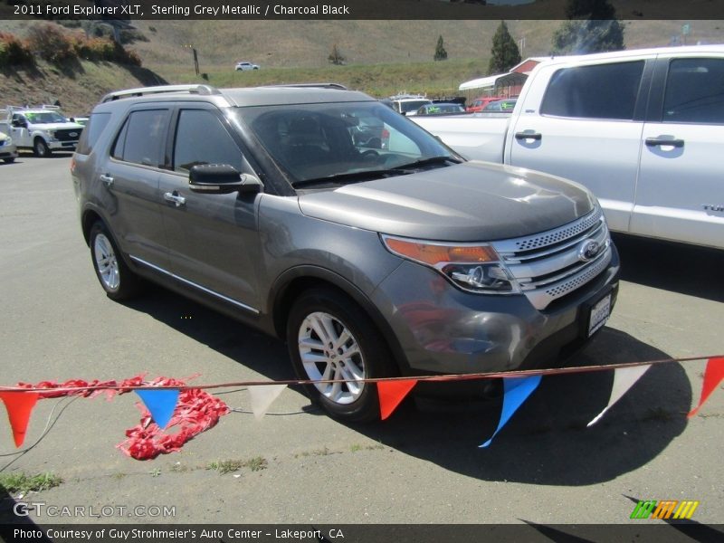Sterling Grey Metallic / Charcoal Black 2011 Ford Explorer XLT