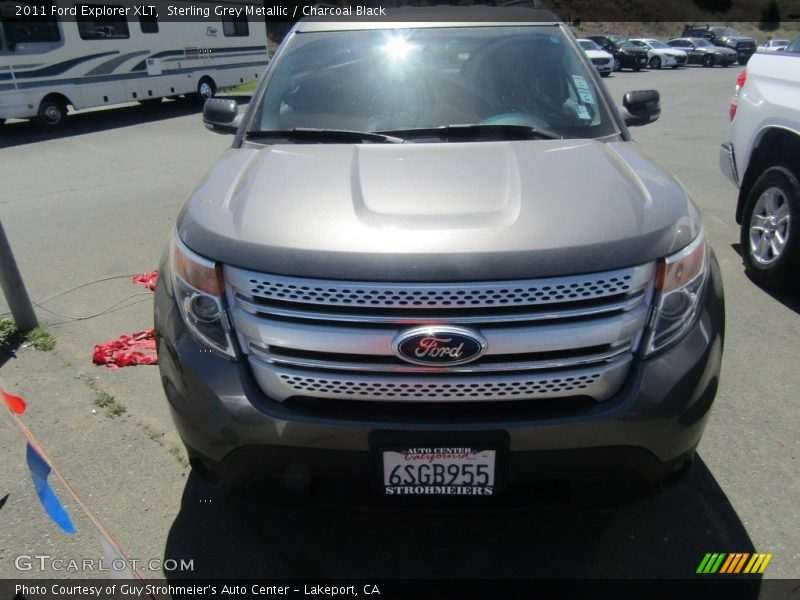 Sterling Grey Metallic / Charcoal Black 2011 Ford Explorer XLT