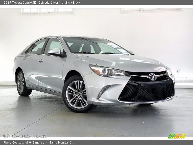 Celestial Silver Metallic / Black 2017 Toyota Camry SE