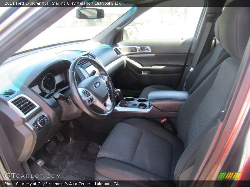 Sterling Grey Metallic / Charcoal Black 2011 Ford Explorer XLT