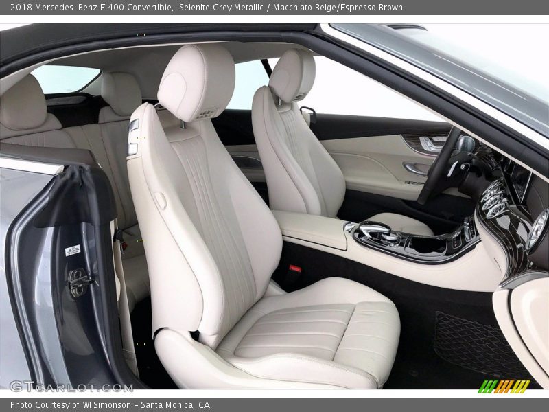 Front Seat of 2018 E 400 Convertible