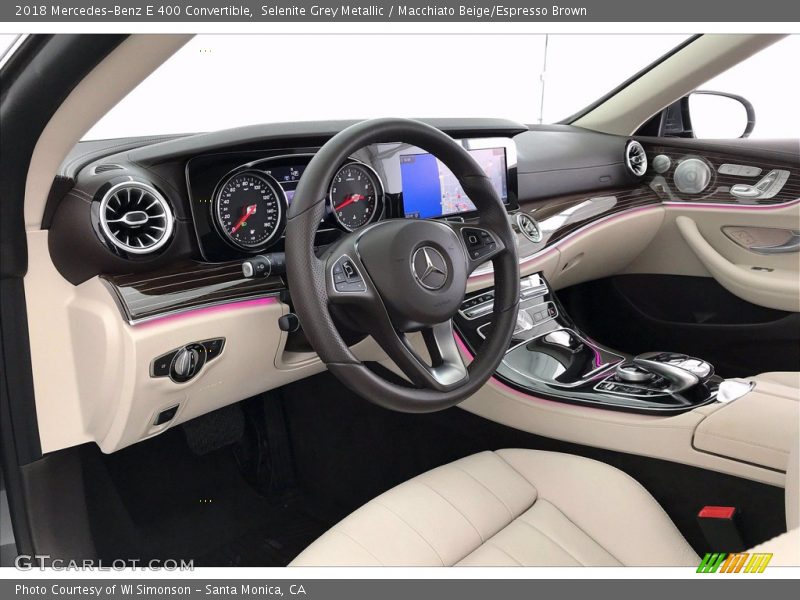 Macchiato Beige/Espresso Brown Interior - 2018 E 400 Convertible 