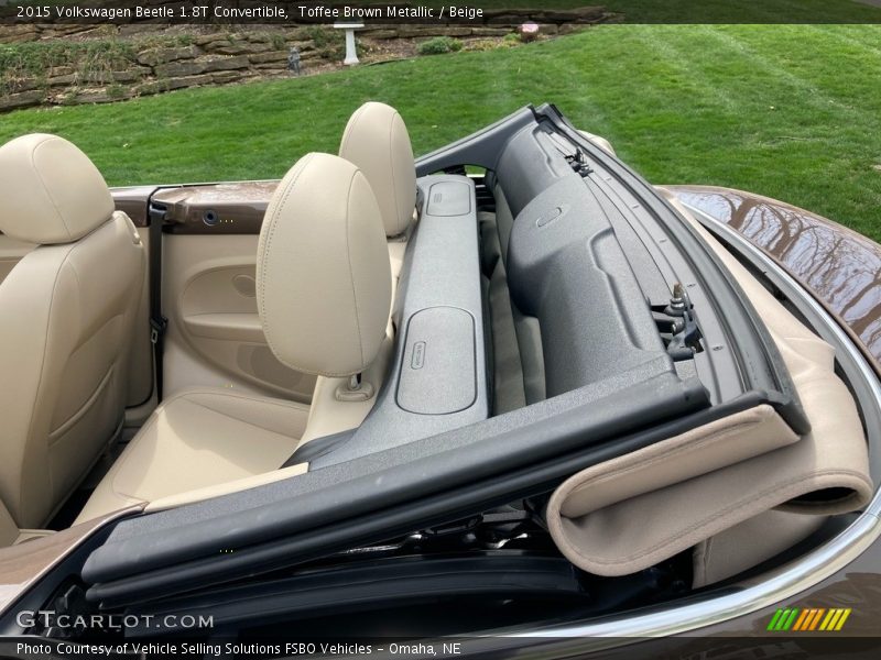 Toffee Brown Metallic / Beige 2015 Volkswagen Beetle 1.8T Convertible