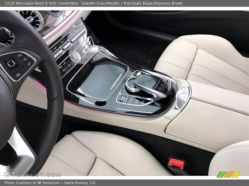 Selenite Grey Metallic / Macchiato Beige/Espresso Brown 2018 Mercedes-Benz E 400 Convertible