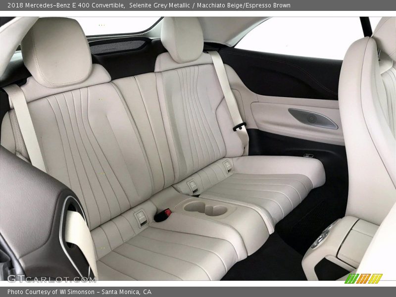 Rear Seat of 2018 E 400 Convertible