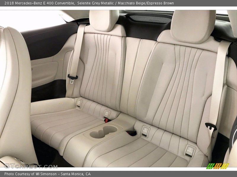 Selenite Grey Metallic / Macchiato Beige/Espresso Brown 2018 Mercedes-Benz E 400 Convertible