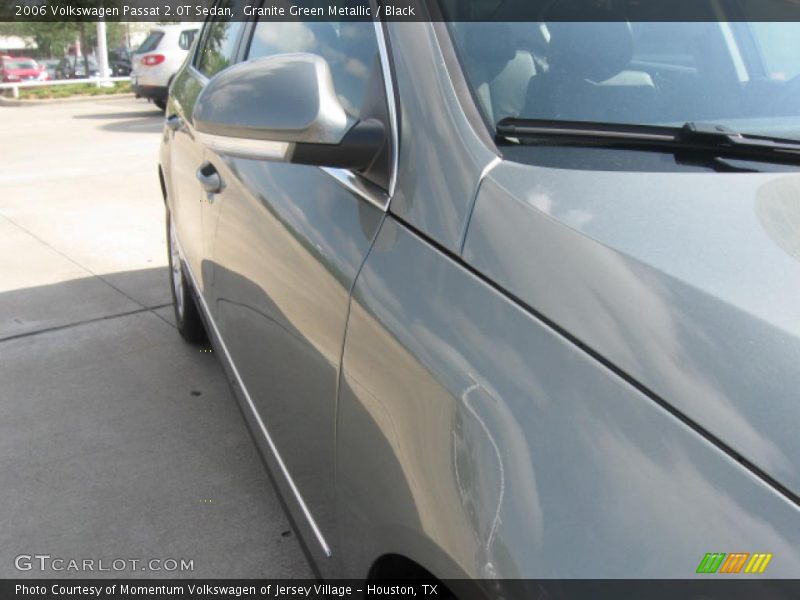 Granite Green Metallic / Black 2006 Volkswagen Passat 2.0T Sedan