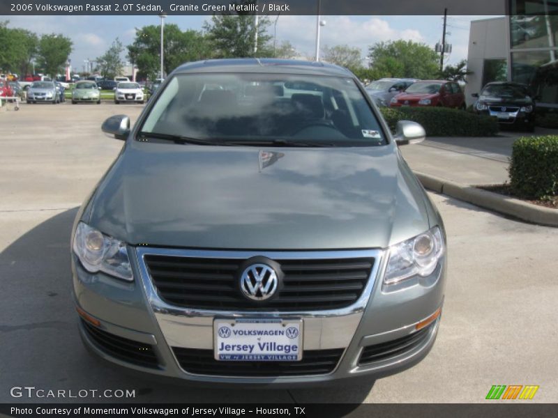 Granite Green Metallic / Black 2006 Volkswagen Passat 2.0T Sedan