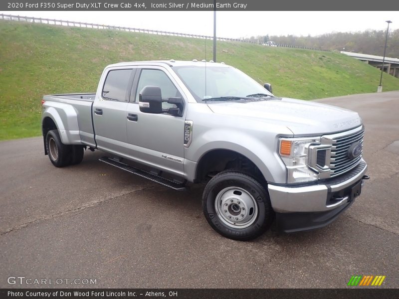 Iconic Silver / Medium Earth Gray 2020 Ford F350 Super Duty XLT Crew Cab 4x4