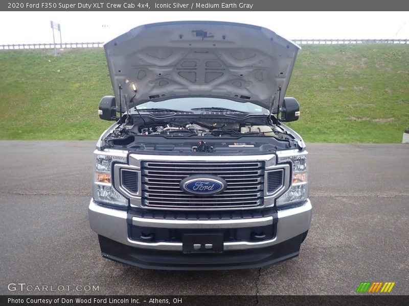 Iconic Silver / Medium Earth Gray 2020 Ford F350 Super Duty XLT Crew Cab 4x4
