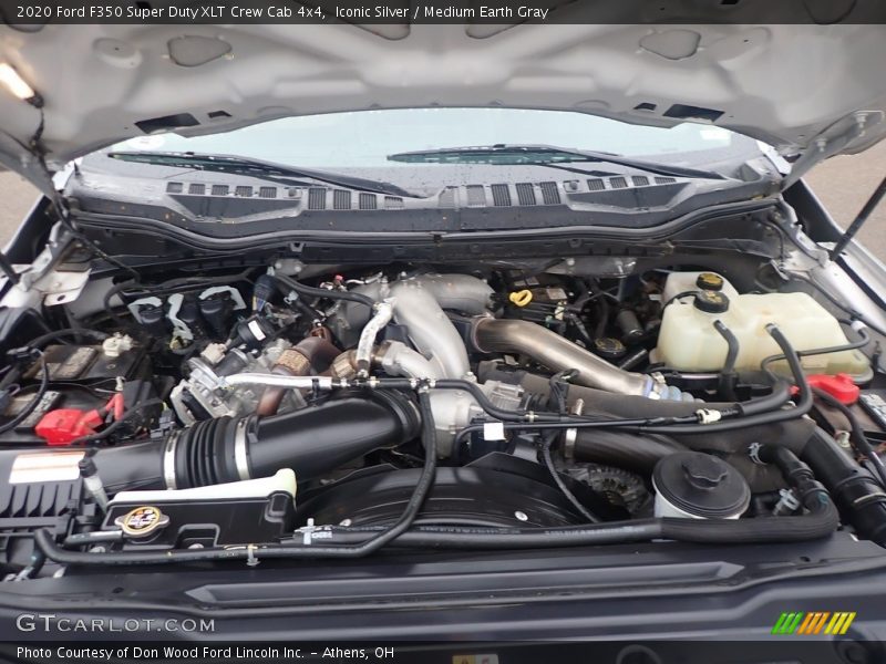 Iconic Silver / Medium Earth Gray 2020 Ford F350 Super Duty XLT Crew Cab 4x4