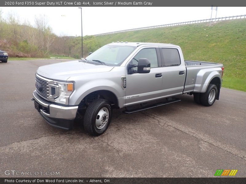 Iconic Silver / Medium Earth Gray 2020 Ford F350 Super Duty XLT Crew Cab 4x4