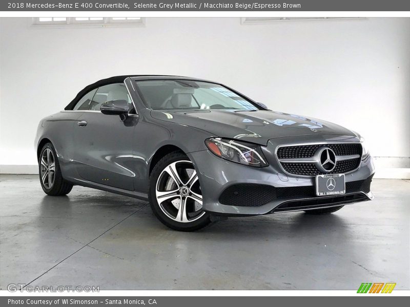 Front 3/4 View of 2018 E 400 Convertible
