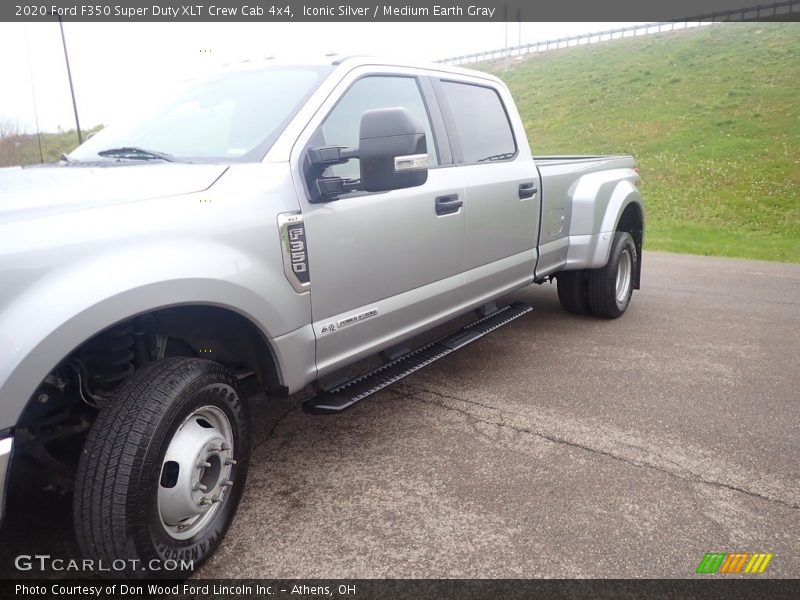 Iconic Silver / Medium Earth Gray 2020 Ford F350 Super Duty XLT Crew Cab 4x4