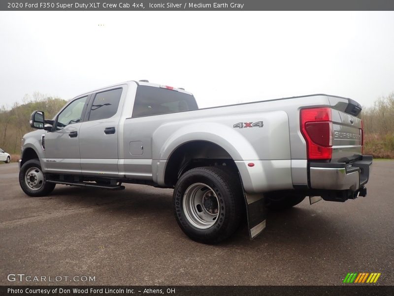 Iconic Silver / Medium Earth Gray 2020 Ford F350 Super Duty XLT Crew Cab 4x4