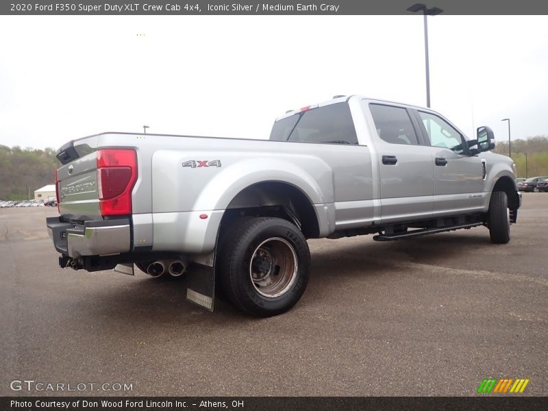 Iconic Silver / Medium Earth Gray 2020 Ford F350 Super Duty XLT Crew Cab 4x4