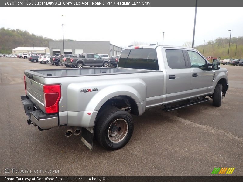 Iconic Silver / Medium Earth Gray 2020 Ford F350 Super Duty XLT Crew Cab 4x4