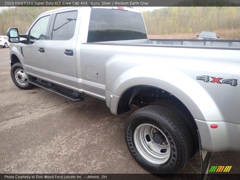 Iconic Silver / Medium Earth Gray 2020 Ford F350 Super Duty XLT Crew Cab 4x4