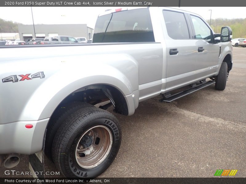 Iconic Silver / Medium Earth Gray 2020 Ford F350 Super Duty XLT Crew Cab 4x4