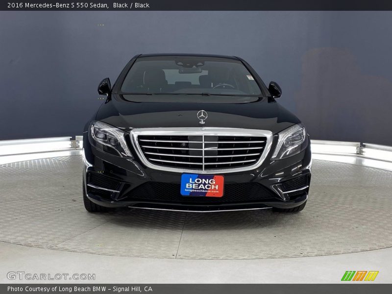 Black / Black 2016 Mercedes-Benz S 550 Sedan