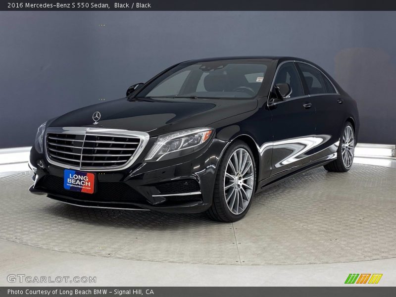 Black / Black 2016 Mercedes-Benz S 550 Sedan