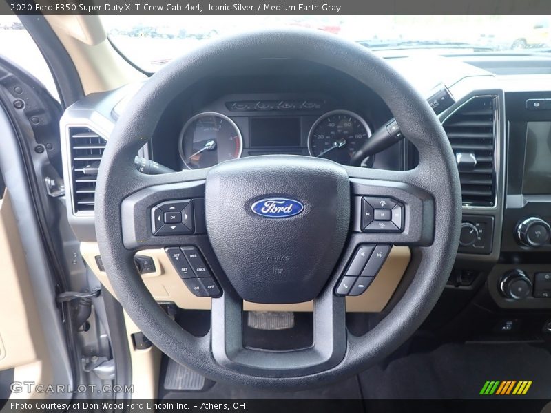 Iconic Silver / Medium Earth Gray 2020 Ford F350 Super Duty XLT Crew Cab 4x4