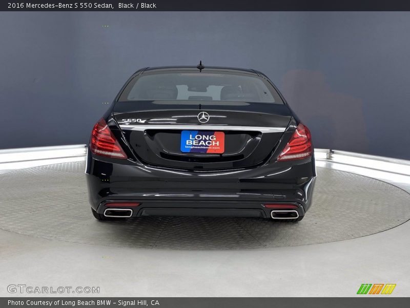 Black / Black 2016 Mercedes-Benz S 550 Sedan
