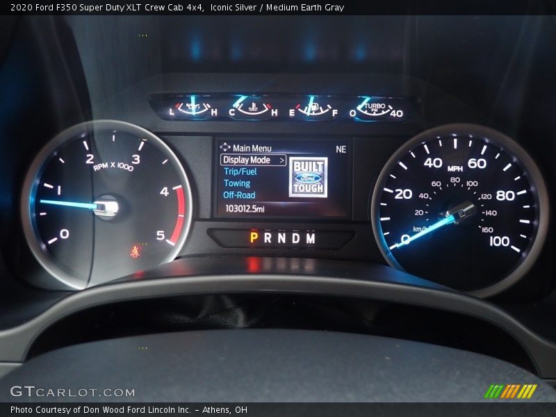 Iconic Silver / Medium Earth Gray 2020 Ford F350 Super Duty XLT Crew Cab 4x4